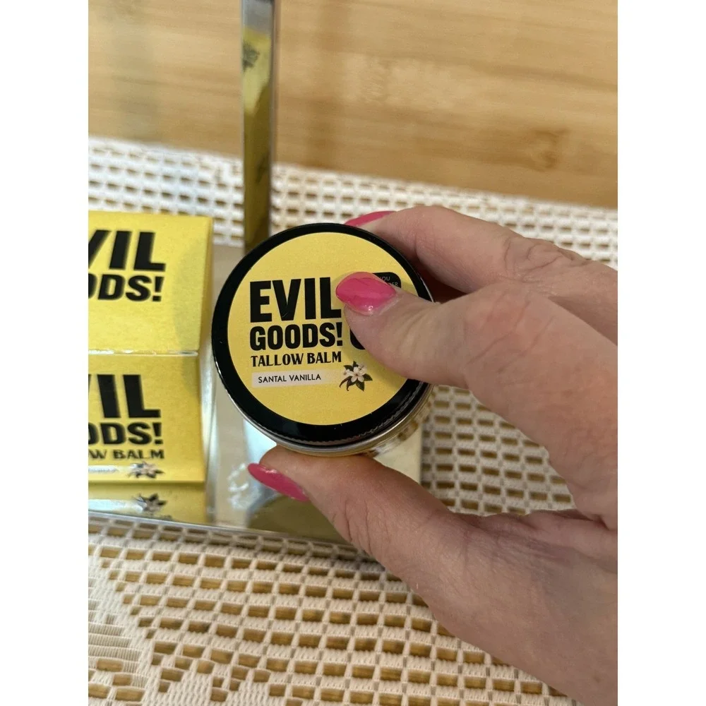 Evil Goods! Santal Vanilla Grass-Fed Beef Moisturizer Natural Tallow Balm - 56g